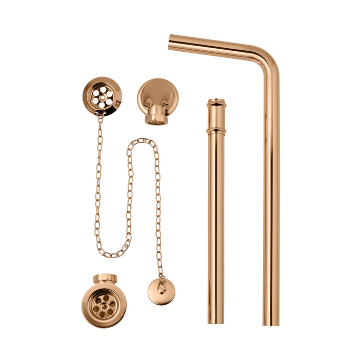 BC Designs Exposed Bath Waste / Plug & Chain with Overflow