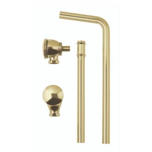 BC Designs Push Down Exposed Extended Bath Waste - Brushed