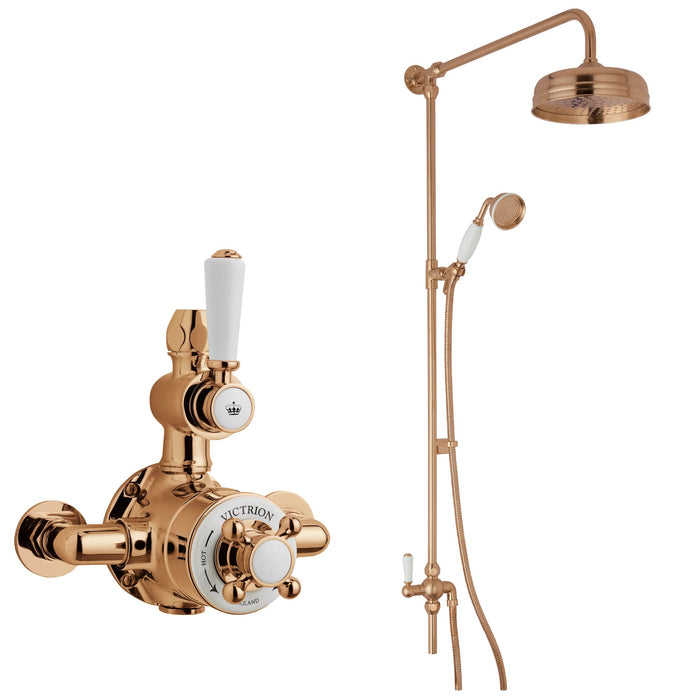 BC Designs Victrion 1 Outlet Thermostatic Exposed Shower