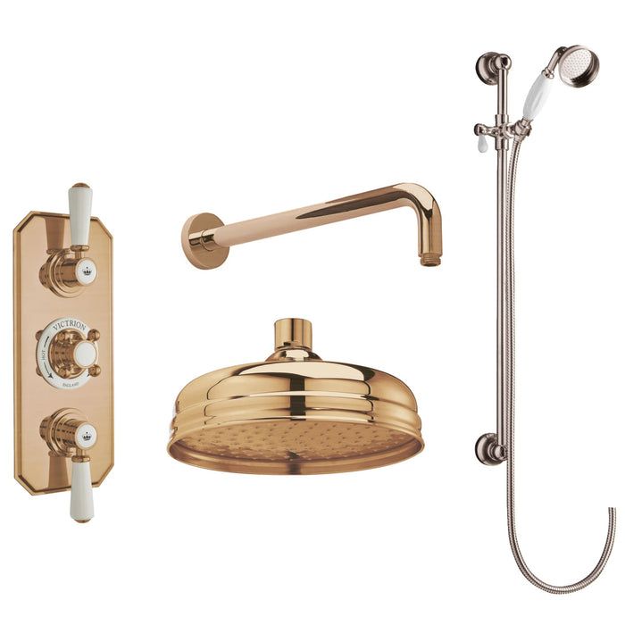 BC Designs Victrion 2 Outlet Thermostatic Concealed Shower