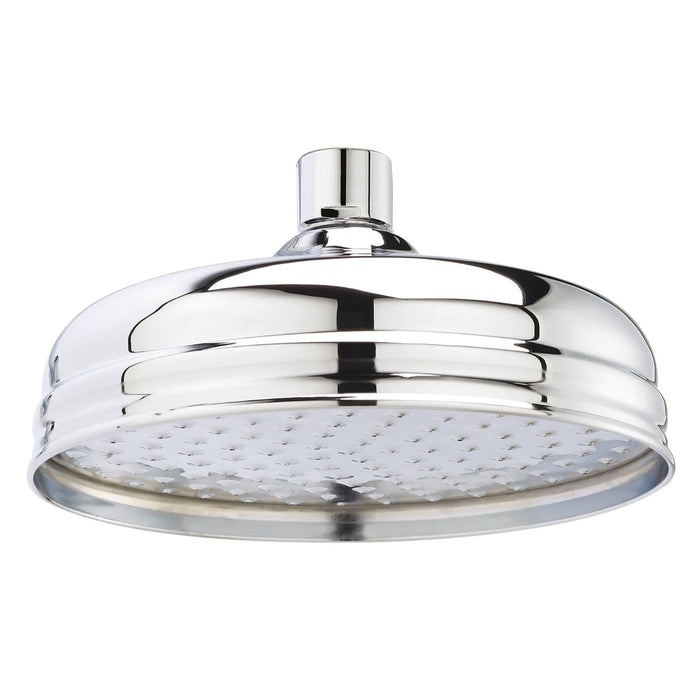 BC Designs Victrion 8 Inch Round Fixed Shower Head - Chrome