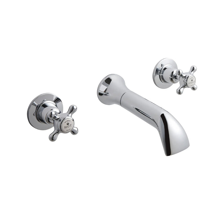 BC Designs Victrion Crosshead Basin Filler Tap with Spout