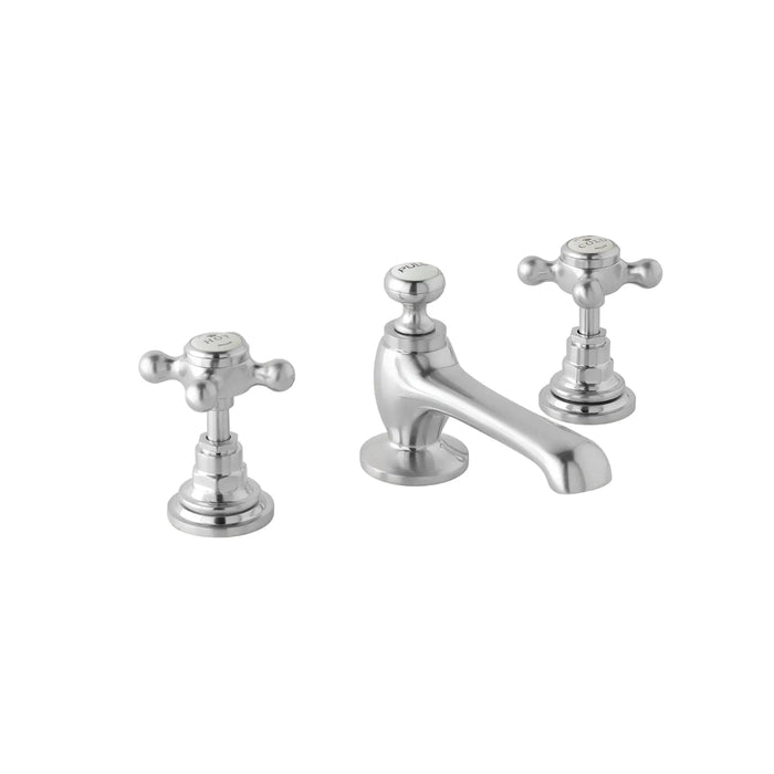 BC Designs Victrion Crosshead Basin Mixer Tap with PopUp
