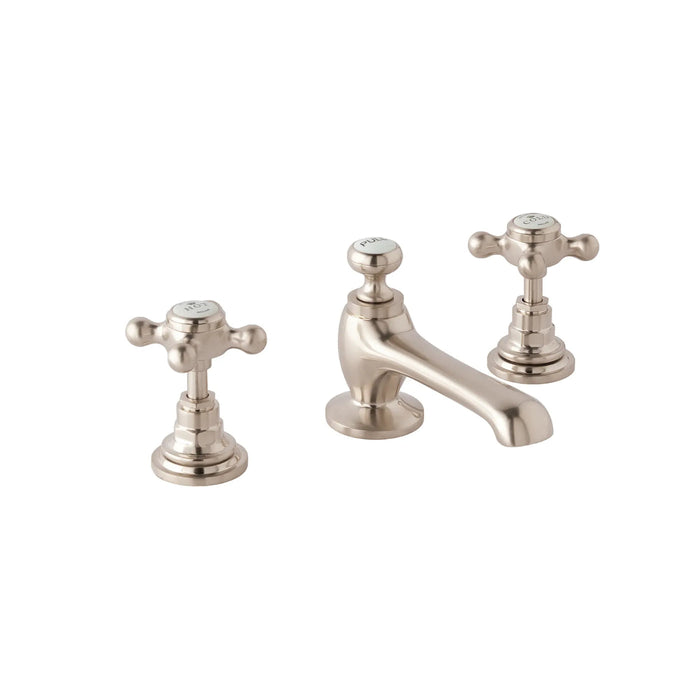 BC Designs Victrion Crosshead Basin Mixer Tap with PopUp