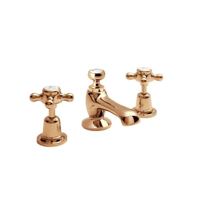 BC Designs Victrion Crosshead Basin Mixer Tap with PopUp
