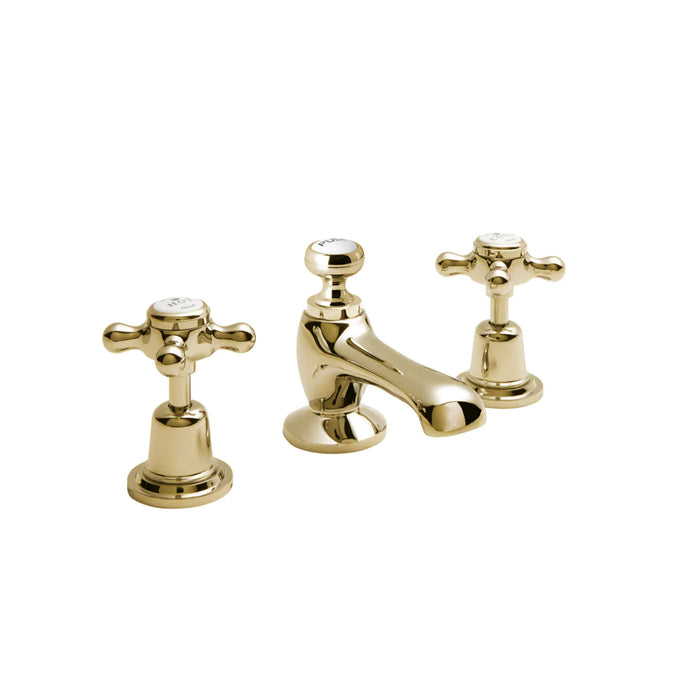 BC Designs Victrion Crosshead Basin Mixer Tap with PopUp