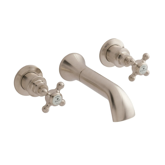 BC Designs Victrion Crosshead Bath Filler Tap with Spout
