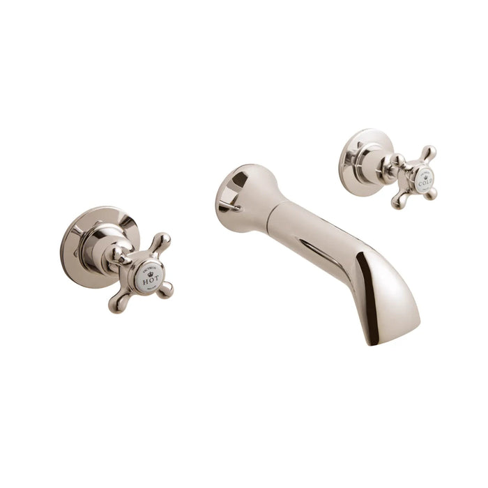 BC Designs Victrion Crosshead Bath Filler Tap with Spout