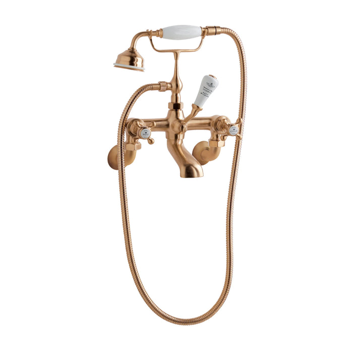 BC Designs Victrion Crosshead Wall Mounted Bath Shower