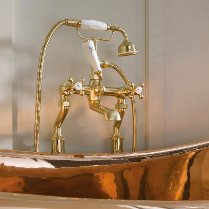 BC Designs Victrion Crosshead Wall Mounted Bath Shower