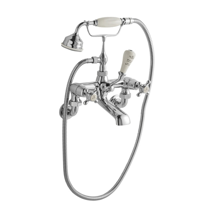 BC Designs Victrion Crosshead Wall Mounted Bath Shower