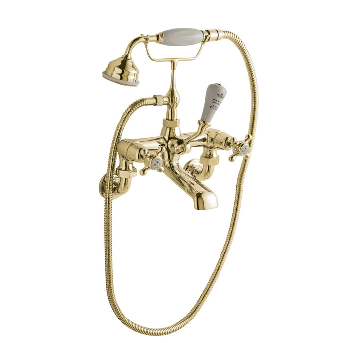 BC Designs Victrion Crosshead Wall Mounted Bath Shower