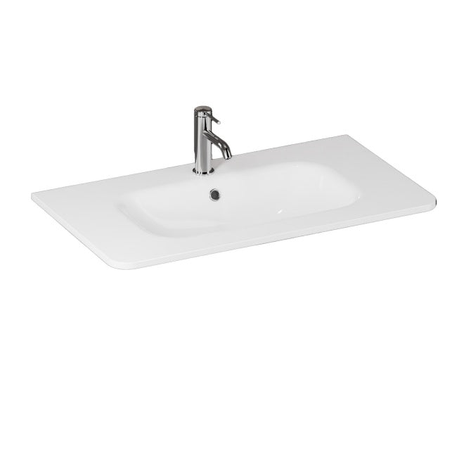 Britton Camberwell Vanity Basin - 1 TH - White - 805mm