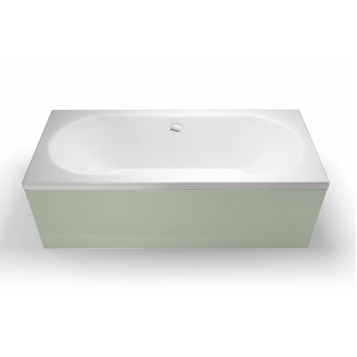Britton Cleargreen Verde Double Ended Bath - No TH - Gloss