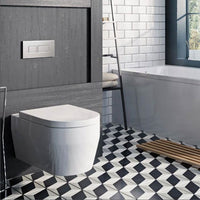Britton Stadium Wall Hung Toilet And Soft Close Seat