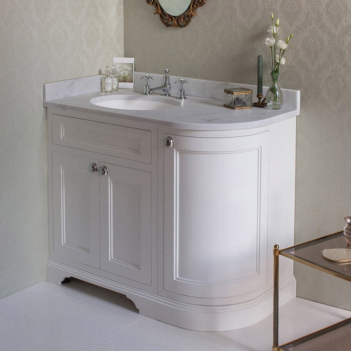 Burlington 980mm 3 Door Vanity Unit with Worktop and Basin
