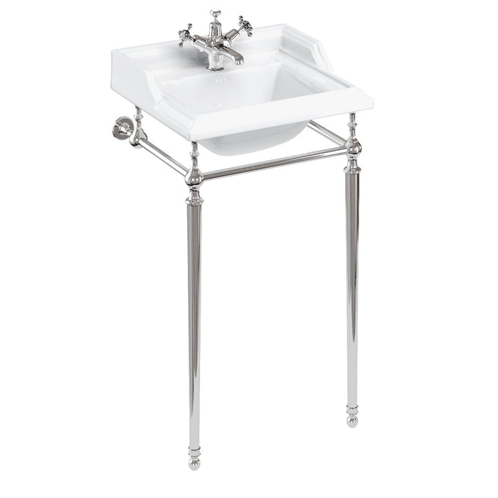 Burlington Classic White Basin with Washstand 510mm