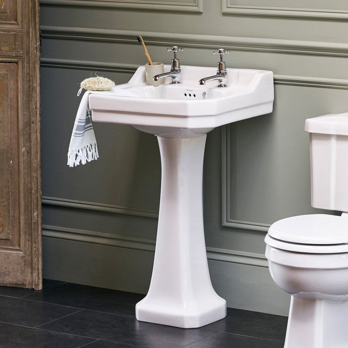 Burlington Edwardian Basin With Pedestal