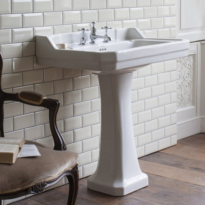 Burlington Edwardian Basin With Pedestal