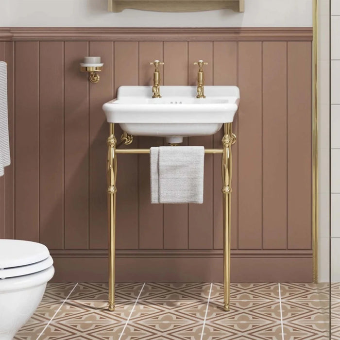 Burlington Guild Rectangular Basin With Washstand