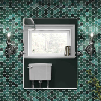 Burlington Rectangular Non Illuminated Mirror With Fixings