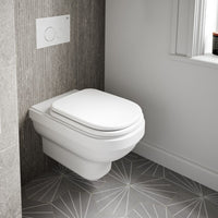Burlington Riviera Wall Hung Toilet with Soft Close Seat