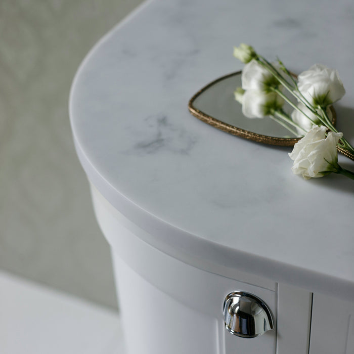Burlington 1340mm 4 Door Floorstanding Vanity Unit with Worktop and Basin