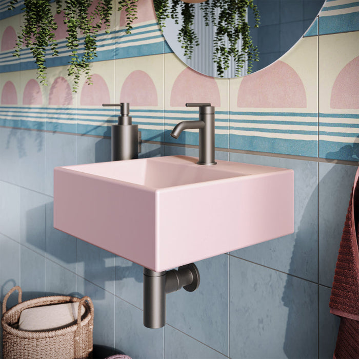 Crosswater 3ONE6 Lever Mini Mono Basin Mixer Tap - Slate