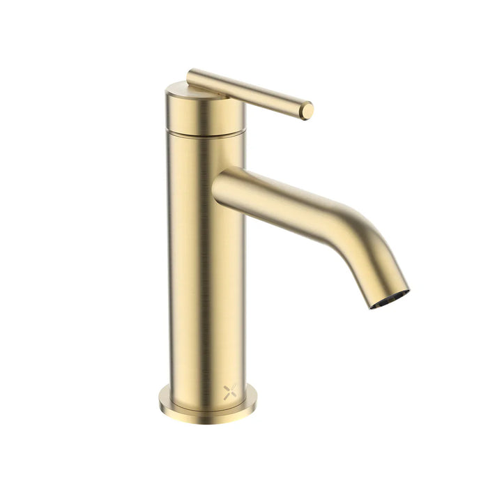 Crosswater 3ONE6 Lever Mini Mono Basin Mixer Tap - Brushed
