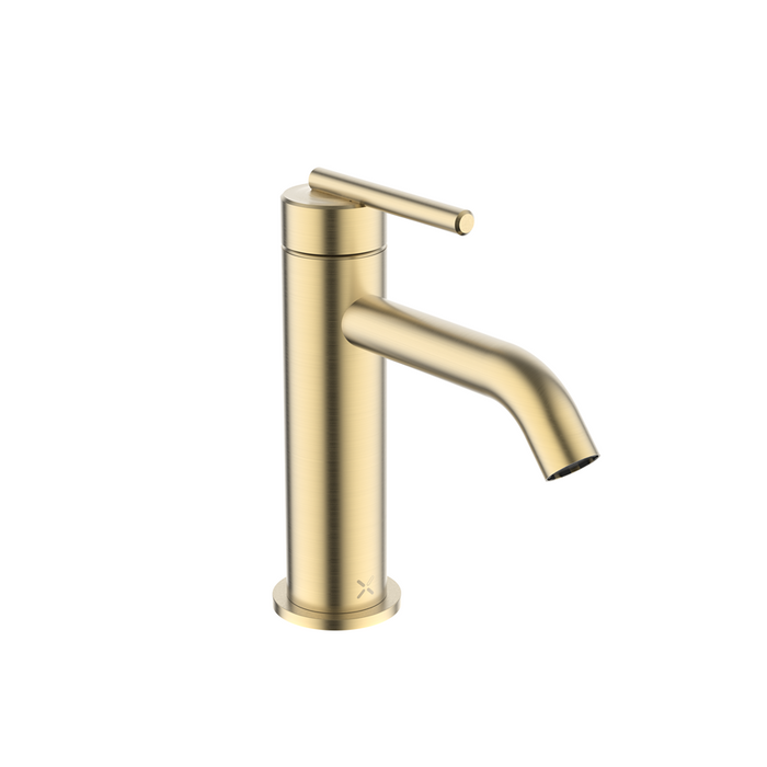 Crosswater 3ONE6 Monobloc Lever Basin Mixer Tap - Brushed