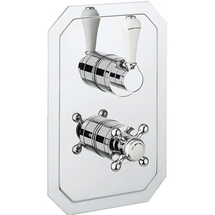 Crosswater Belgravia 1 Outlet 2 Handle Thermostatic