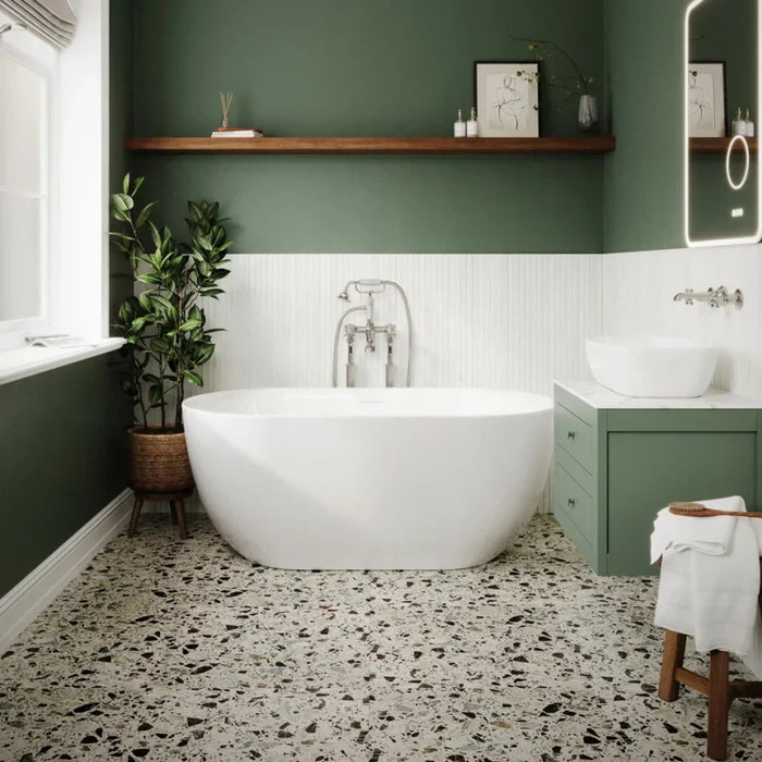 Crosswater Carne Freestanding Bath With Overflow And Waste