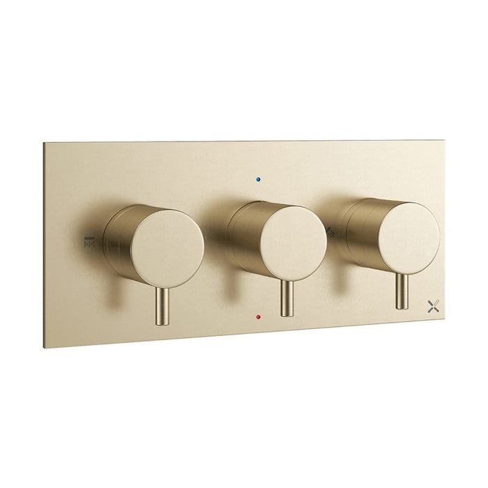 Crosswater MPRO 2 Outlet 3 Handle Landscape Concealed