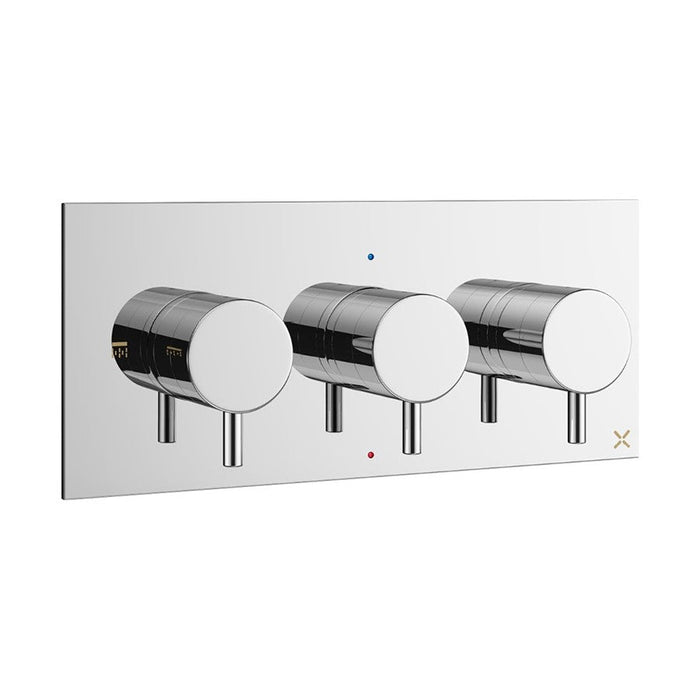 Crosswater MPRO 2 Outlet 3 Handle Landscape Concealed