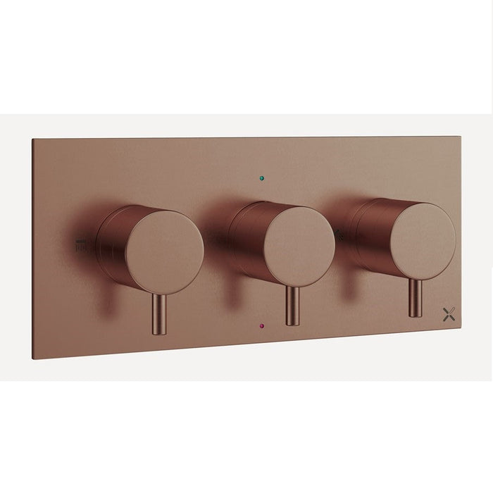 Crosswater MPRO 2 Outlet 3 Handle Landscape Concealed