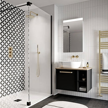 Crosswater MPRO 2 Outlet 3 Handles Thermostatic Shower