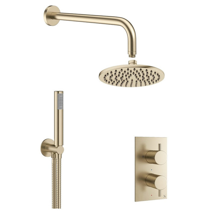 Crosswater MPRO 2 Outlet 2 Handles Thermostatic Shower