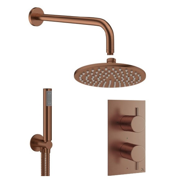 Crosswater MPRO 2 Outlet 2 Handles Thermostatic Shower