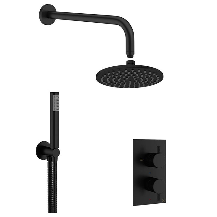 Crosswater MPRO 2 Outlet 2 Handles Thermostatic Shower