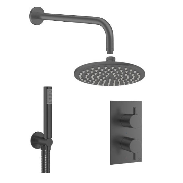 Crosswater MPRO 2 Outlet 2 Handles Thermostatic Shower