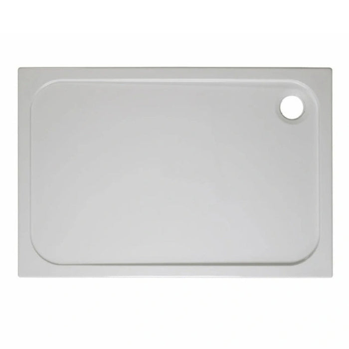 Crosswater Rectangular Shower Tray - White - 1200mm x 700mm