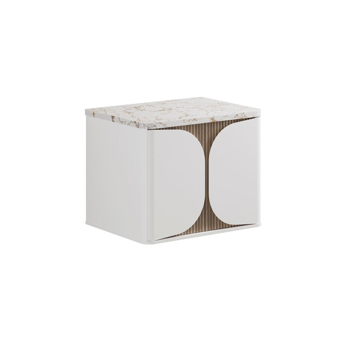 Crosswater Tambour 1 Drawer Wall Hung Vanity With Worktop