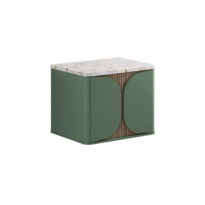 Crosswater Tambour 1 Drawer Wall Hung Vanity With Worktop