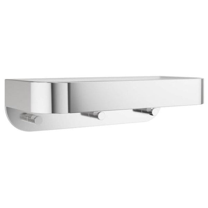 Crosswater Wall Mounted Shower Basket White Insert - Chrome