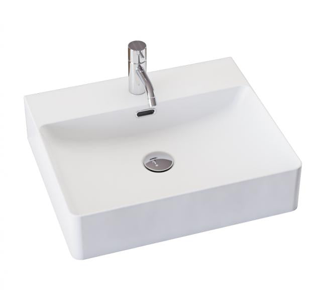 Dansani 80cm Integrated handle vanity unit with worktop