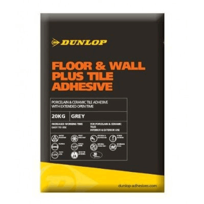 Dunlop CF-24 Flexible Slow Set Tile Adhesive - 20kg