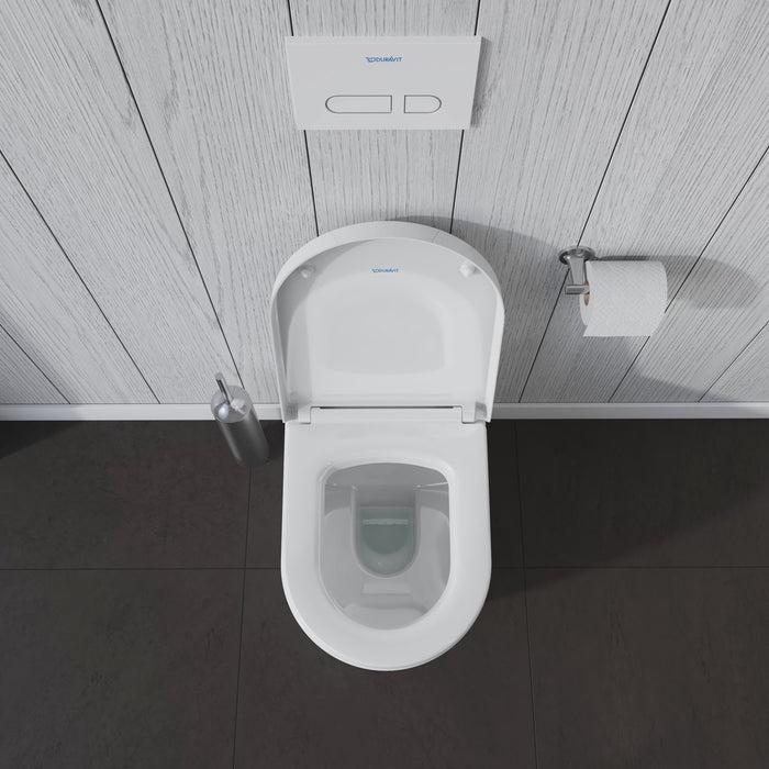 Duravit ME By Starck Floor Standing Back to Wall Toilet & Soft Close Seat