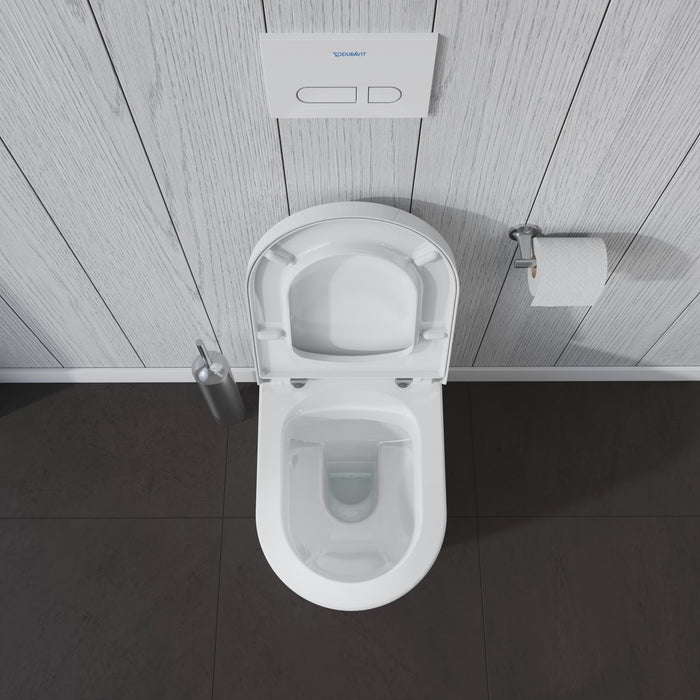 Duravit ME By Starck Floor Standing Back to Wall Toilet & Soft Close Seat