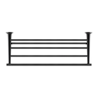 Duravit Starck T Towel Rack - Matt Black - Towel Rings