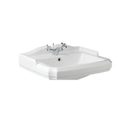 Eastbrook Belgravia Wall Hung Basin - 600mm Wide - White